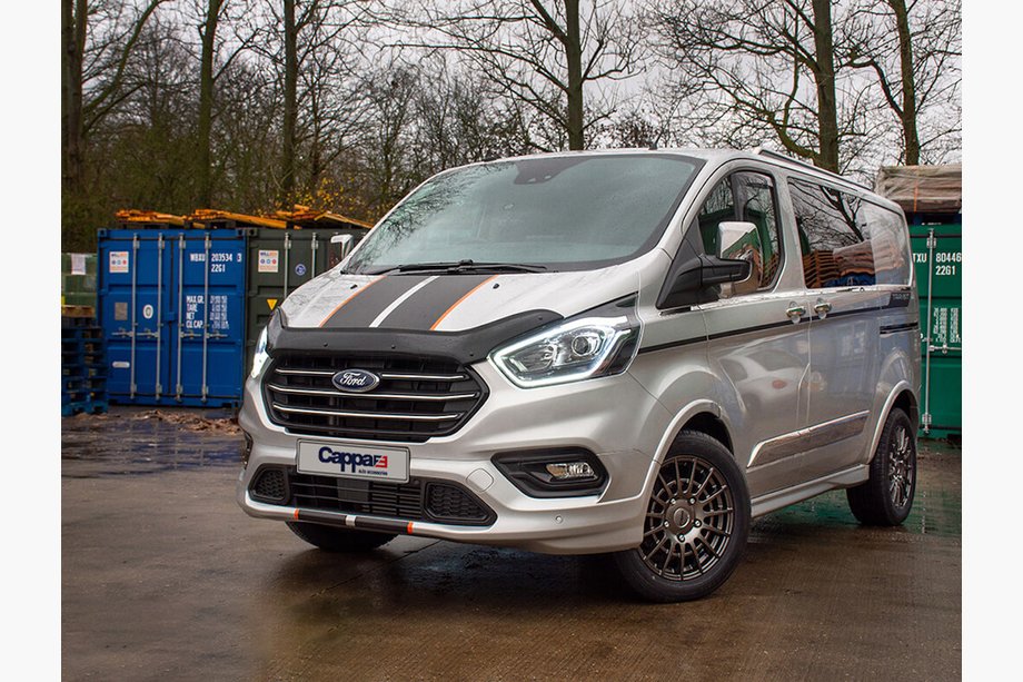 Ford Custom 2013–2022 Stenslagsbeskytter til motorhjelm EuroCap (2018-2022) Image