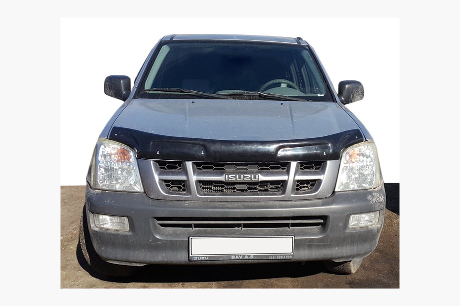 Isuzu D-Max 2002–2011 Motorhjelmsdeflektor 2002-2006 (EuroCap) Image
