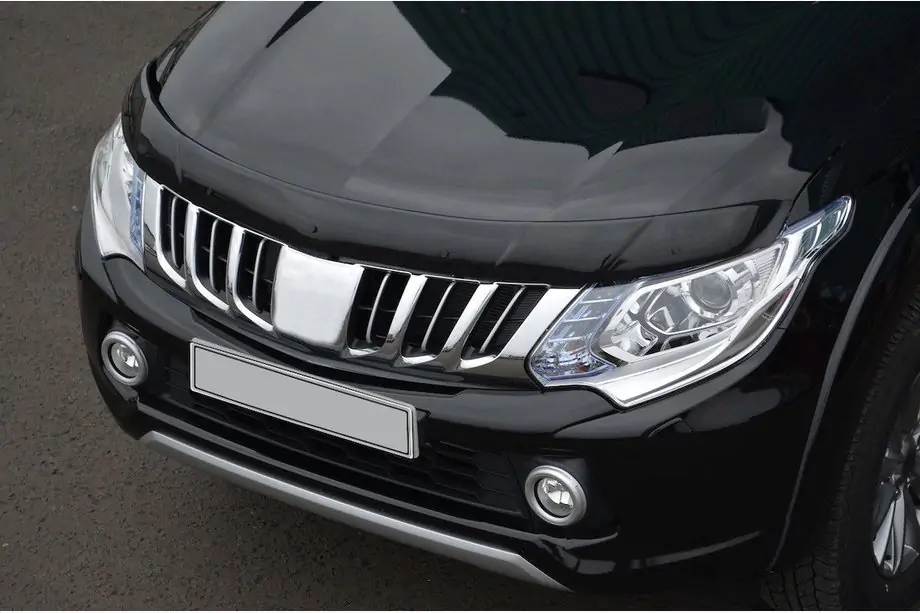 Mitsubishi L200 2015–2024 Motorhjelmsdeflektor (2015-2019, EuroCap) Image