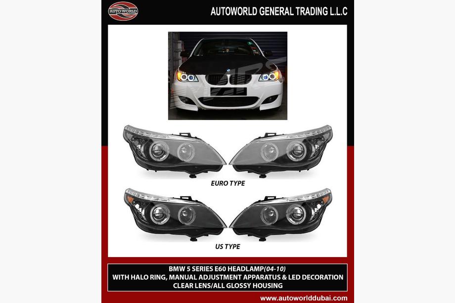 BMW 5-serie E60/E61 2003–2010 Forlygter (2 stk.) Image
