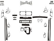 BMW 5-serie E39 1996–2003 Instrumentbordbeklædning Carbon-look foto 4