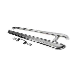 Premium sidetrin (2 stk., rustfrit stål)