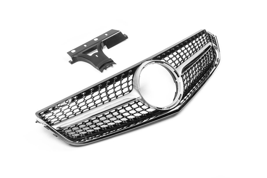 Mercedes E-class Coupé C207 2010–2017 Frontgrill (2009-2013, Diamond Silver) Foto 4