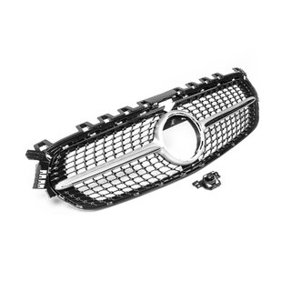 Frontgrill Diamond Silver (til Base) Mercedes B-klasse W247 2019– foto 3