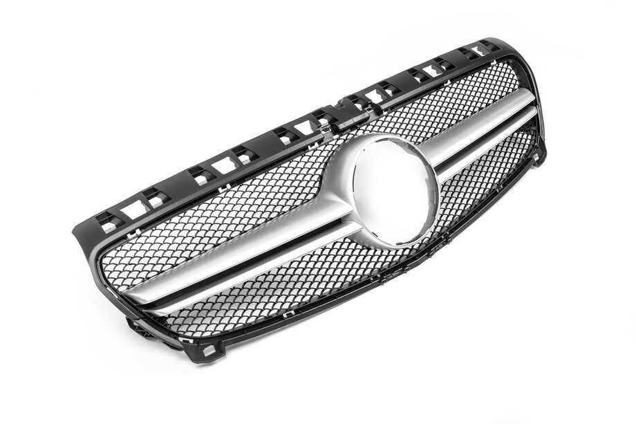 Mercedes A-Klasse W176 2012–2018 AMG Silver frontgrill (2012-2015) Image