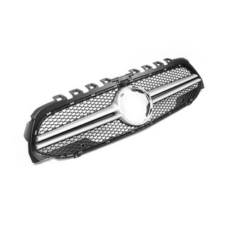 AMG Silver frontgrill (til 2018-2022) Mercedes A-klasse W177 2018– foto 1