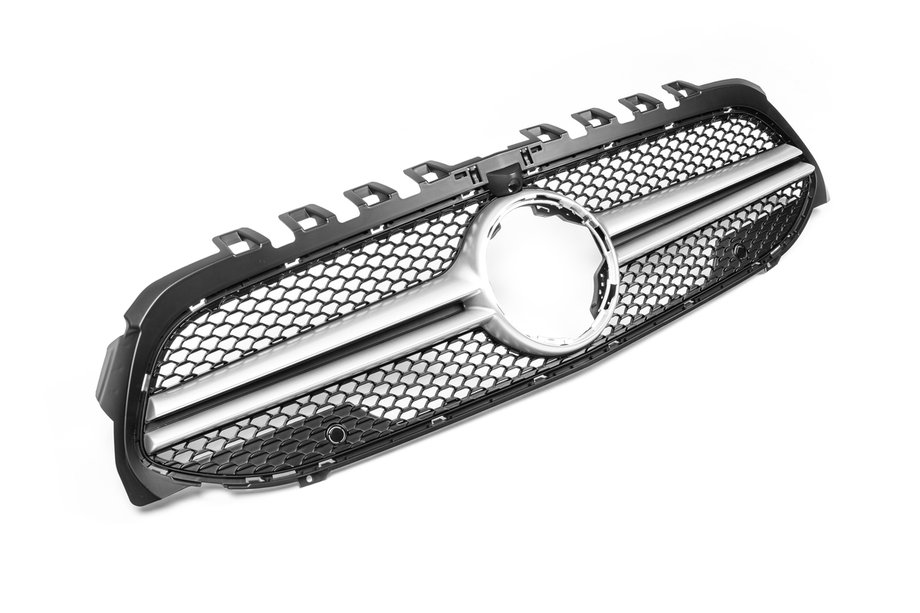 Mercedes A-klasse W177 2018– AMG Silver frontgrill (til 2018-2022) Image