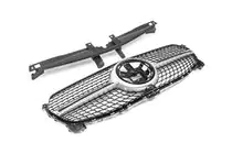 Mercedes GLE Coupé C167 2019– Frontgrill Diamond Silver (til Base 2019-2023) foto 2