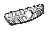 Mercedes GLA X156 2014–2019 Kølergrill Diamond Silver (2017-2019) foto 3