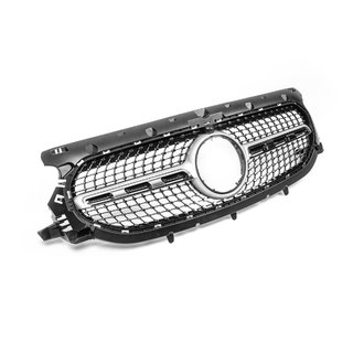 Frontgrill Diamond Silver Mercedes GLA H247 2020– foto 3