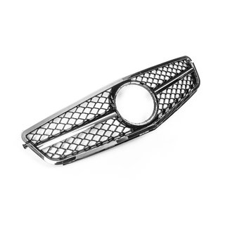 AMG Silver frontgrill Mercedes C-class W204 2007–2015 foto 1