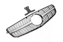 Mercedes C-class W204 2007–2015 Frontgrill Diamond Silver foto 6