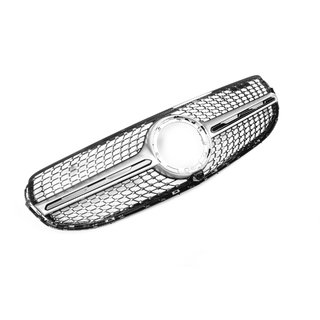 Frontgrill Diamond Silver (til Base 2019-2022) Mercedes GLC X253 2015–2022 foto 2