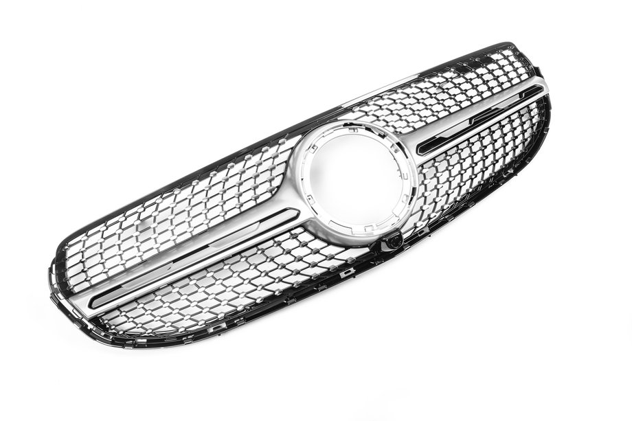 Mercedes GLC Coupé C253 2016–2023 Frontgrill Diamond Silver (til Base 2019-2022) Foto 2