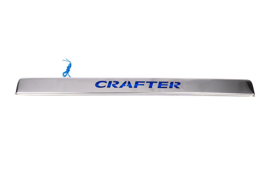 Volkswagen Crafter 2006–2016 Nummerpladeliste med LED-belysning (rustfrit stål) Rød belysning Image