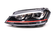 Volkswagen Golf 7/E-Golf 2012–2020 Forlygte GT LED (Venstre, Original, Brugt) foto 1