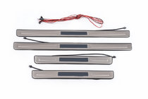 Toyota Land Cruiser 200 2007–2021 Oplyste dørtrinslister (sæt med 4 stk.) foto 1