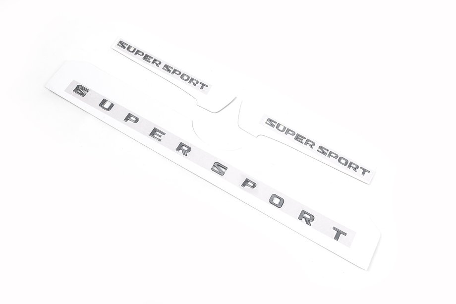 Toyota Land Cruiser 200 2007–2021 Sæt Supersport emblemer (3 stk.) Image
