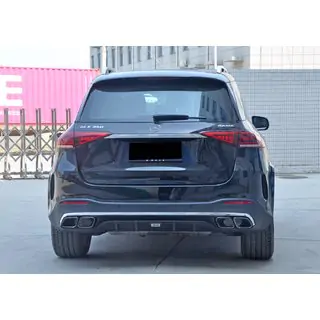 Bageste diffuser med udstødningsenderør GLE63 Silver (2018-2026) foto 1
