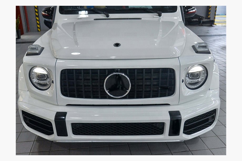 Mercedes G-Class W463 2018–2024 Kølergrill og forlygterammer til G63 Foto 2