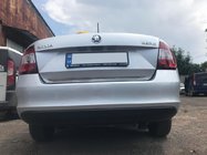 Skoda Rapid 2012–2019 Bagklapskantliste (rustfrit stål) Carmos - Tyrkisk stål foto 2