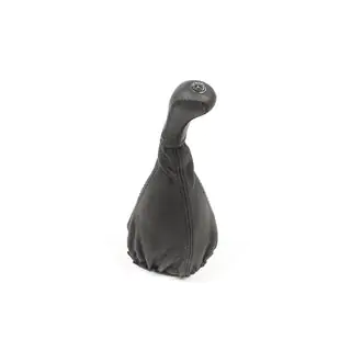 Gearknop med manchet i læder foto 3