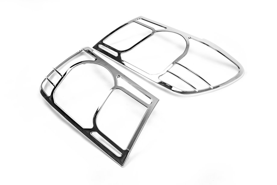 Toyota Land Cruiser 100 1998–2007 Krom forlygterammer V1 (2 stk., plast) Image