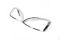 Opel Astra G Classic 1998–2012 Krom forlygterammer (2 stk., plast) foto 2
