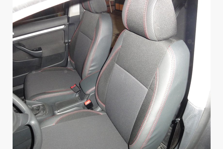 Volkswagen Golf 6 2008–2014 Sædeovertræk i kunstlæder SoyuzAuto Premium Image