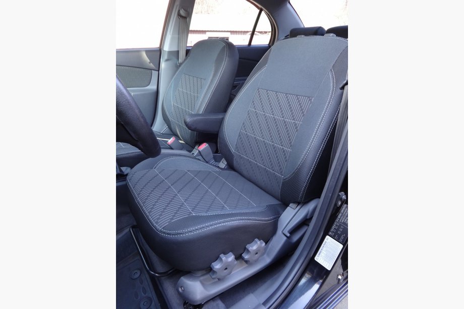Kia Rio 2005–2011 Sædeovertræk i kunstlæder SoyuzAuto Premium Image