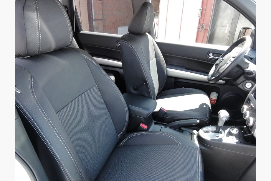 Nissan X-trail T31 2007–2014 Sædeovertræk i kunstlæder SoyuzAuto Premium Image