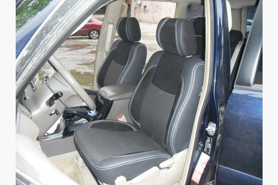 Toyota Land Cruiser Prado 120 2002–2009 Sædeovertræk SoyuzAuto Premium-serie i økolæder Foto 6