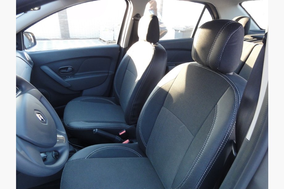 Dacia Logan II 2013–2022 Sædeovertræk i kunstlæder SoyuzAuto Premium Image