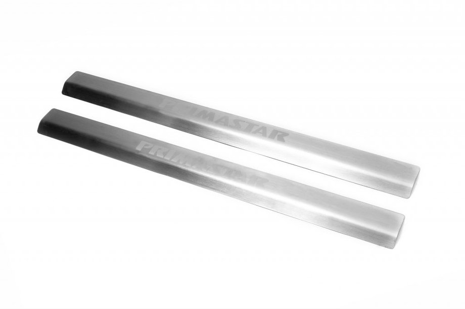 Nissan Primastar 2002–2014 Dørtrinslister Laser-style (2 stk., stål) Foto 1