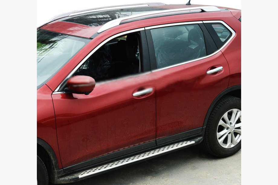 Nissan X-trail T32/Rogue 2014–2021 Tagrælinger – originalt design (grå) Image