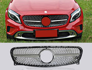 Mercedes GLA X156 2014–2019 Frontgrill Diamond Silver (2014-2016) foto 6