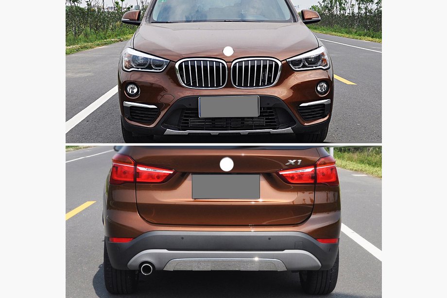 BMW X1 F48 2015–2022 Front- og baglæbespoilere (2 stk.) Image