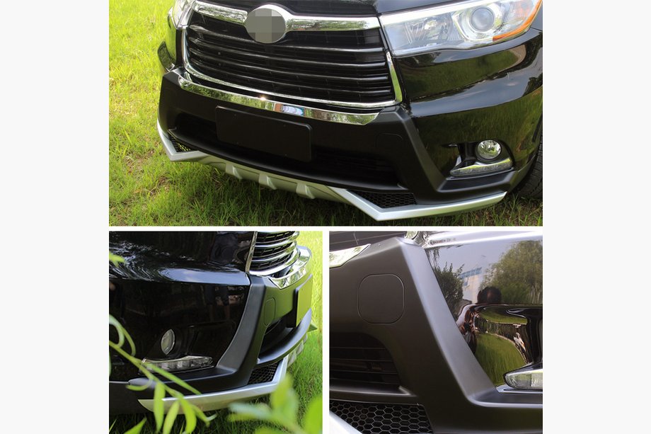 Toyota Highlander 2013–2019 Front- og baglæbespoilere 2014-2017 (2 stk.) Image