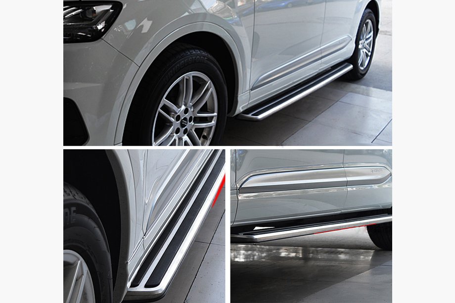 Audi Q3 2011–2019 Sidetrin OEM-V3 (2 stk., aluminium) Image