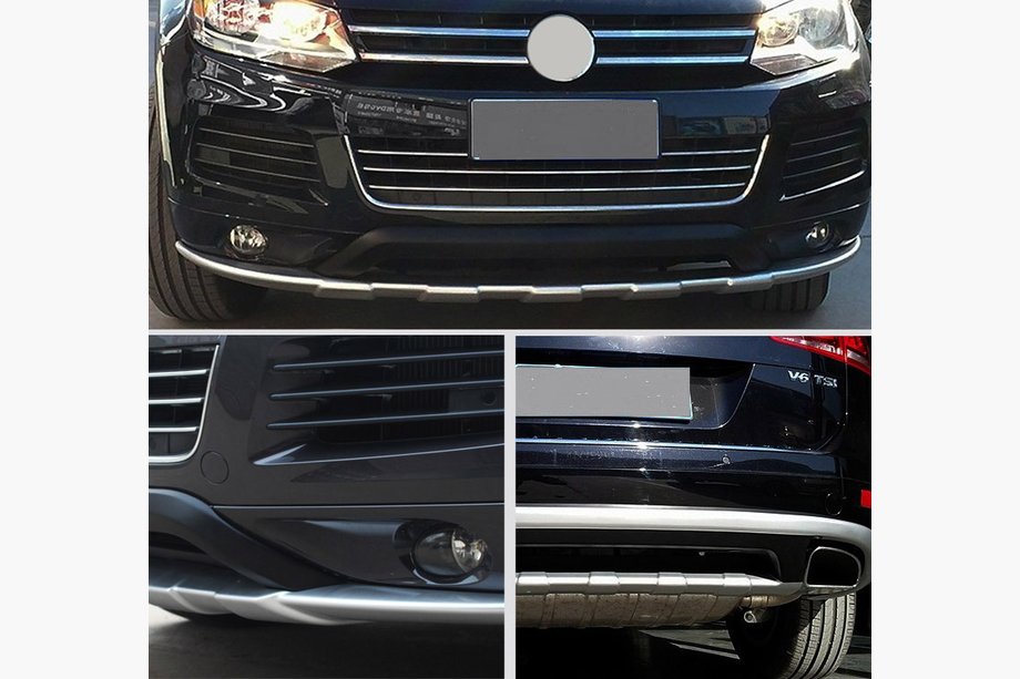 Volkswagen Touareg 2010–2018 For- og baglæbespoilere V1 (2010-2014) Image