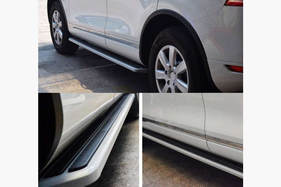 Volkswagen Touareg 2010–2018 Sidertrin i OEM-design V2 (2 stk., aluminium) Image