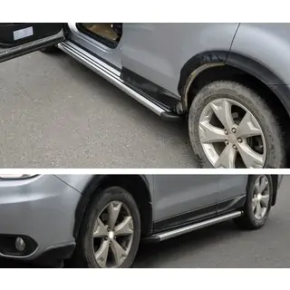 Originale sidetrin (2 stk., aluminium) foto 2