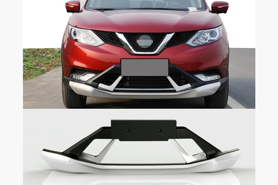 Nissan Qashqai 2014–2021 Front- og baglæbespoiler V3 (plast) Image