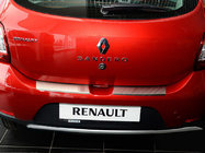 Renault Sandero 2013–2022 Krom bagkofangerbeskytter med kant (Нотанико) foto 1