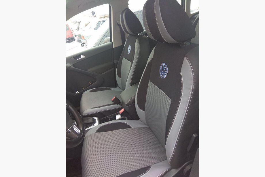 Volkswagen Tiguan 2007–2016 Sædeovertræk (kunstlæder↗stof, Premium) Image