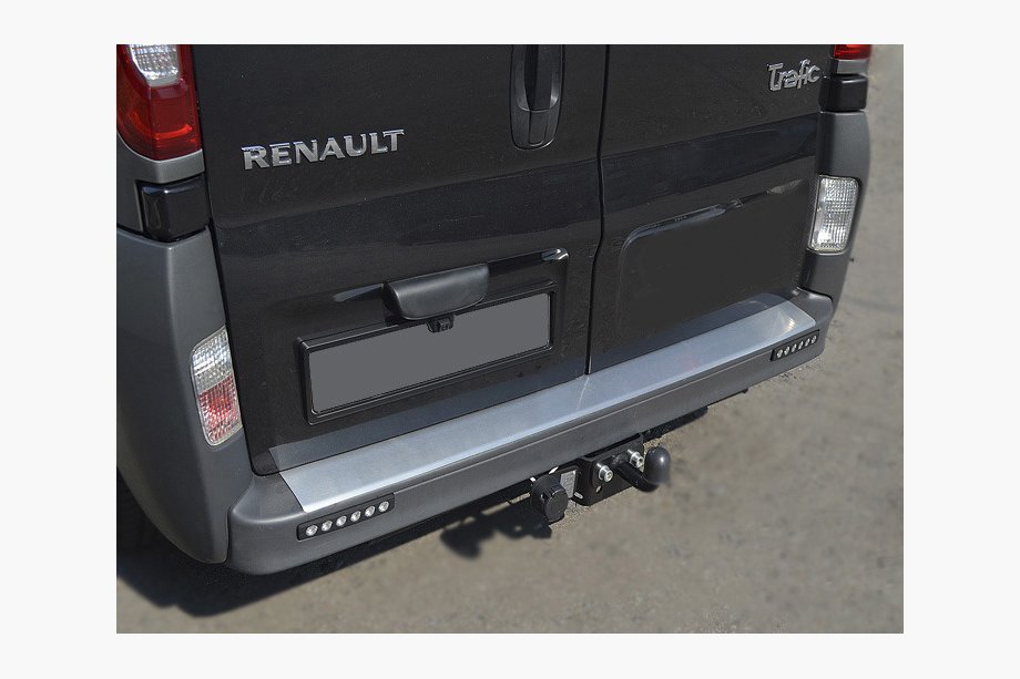Opel Vivaro 2001–2015 Bagkofangerbeskytter med bukkant Nataniko (rustfrit stål) Image