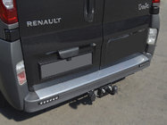 Opel Vivaro 2001–2015 Bagkofangerbeskytter med bukkant Nataniko (rustfrit stål) foto 1