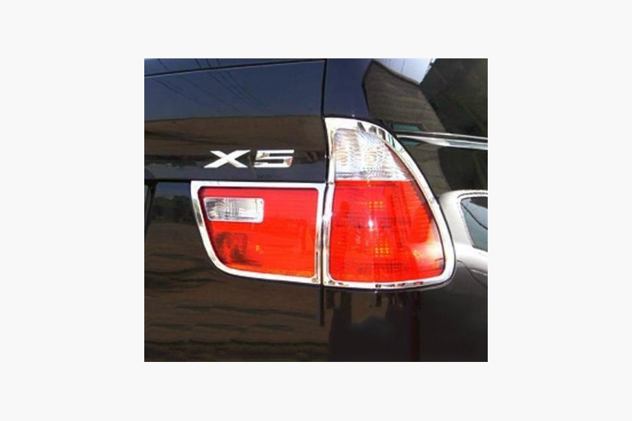 BMW X5 E53 1999–2006 Krom baglygterammer (plast) Image