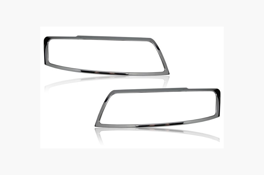 Audi A4 B6 2000–2004 Krom forlygterammer (2 stk., ABS) Image