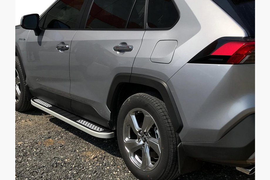 Toyota Rav 4 2019–2025 Sidetrin Tayga V2 (2 stk., aluminium) Image